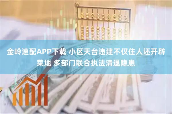 金岭速配APP下载 小区天台违建不仅住人还开辟菜地 多部门联合执法清退隐患